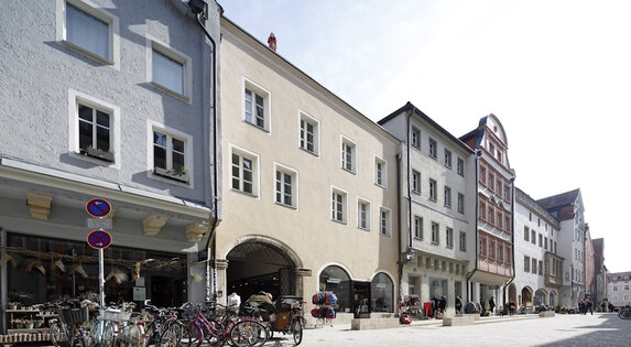 Häuserreihe in der Wahlenstraße